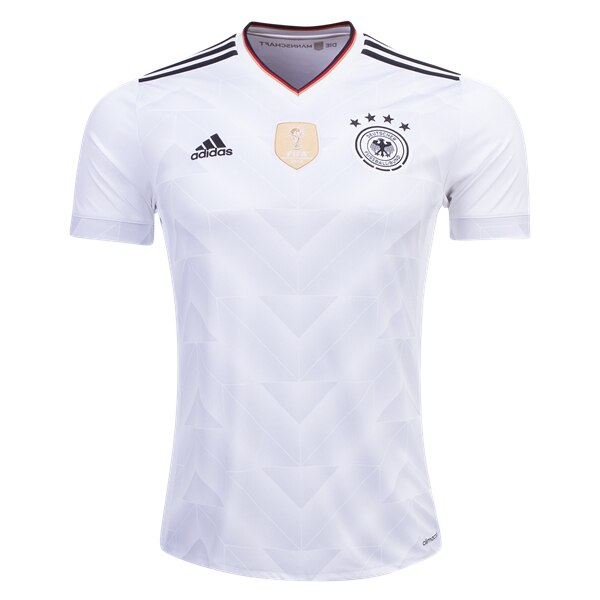 Adidas Germany 2017-18 Official Home Soccer Jersey - White/Black