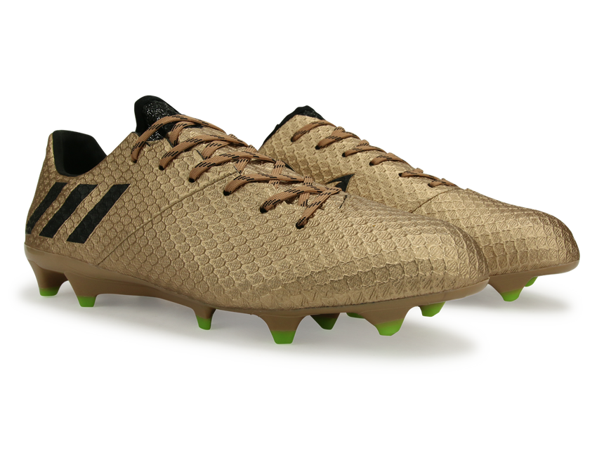 adidas Men's Messi 16.1 FG Copper Metallic/Core Black/Solar Green
