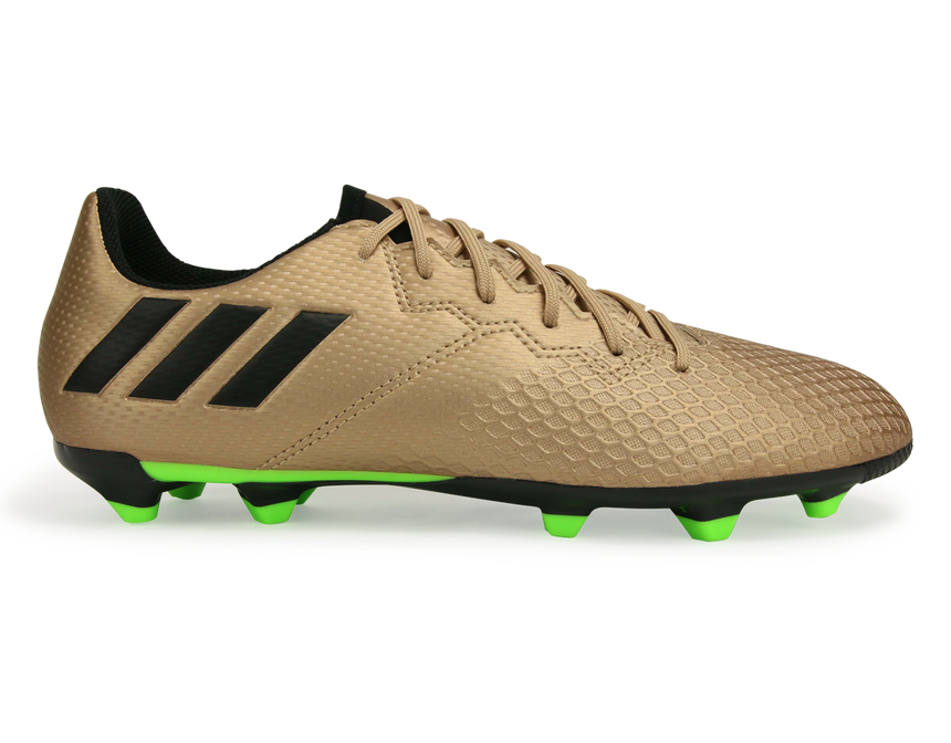 adidas Kids Messi 16.3 FG Copper Metallic/Core Black/Solar Green