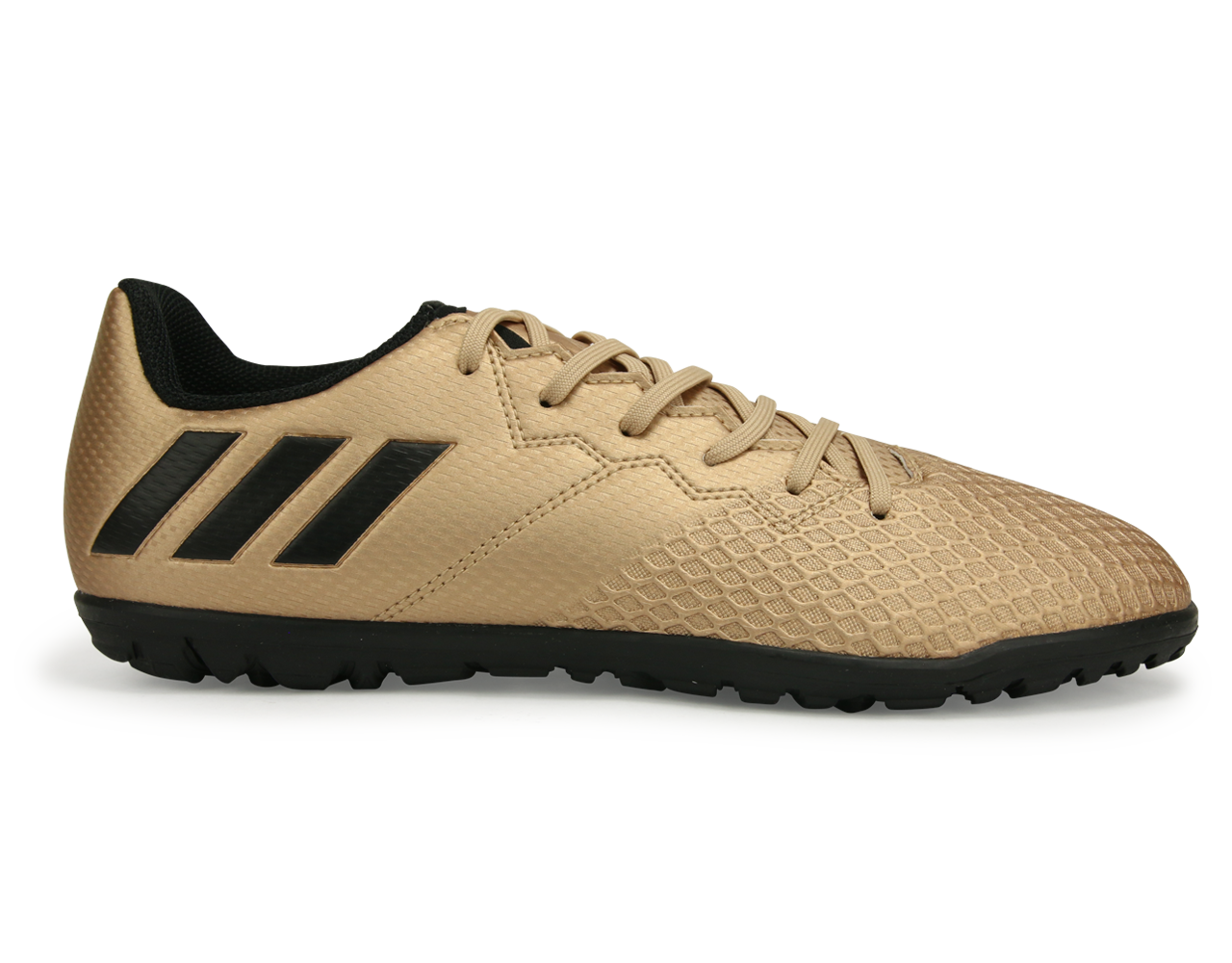 adidas Kids Messi 16.3 Turf Soccer Shoes Copper Metallic/Core Black/Solar Green