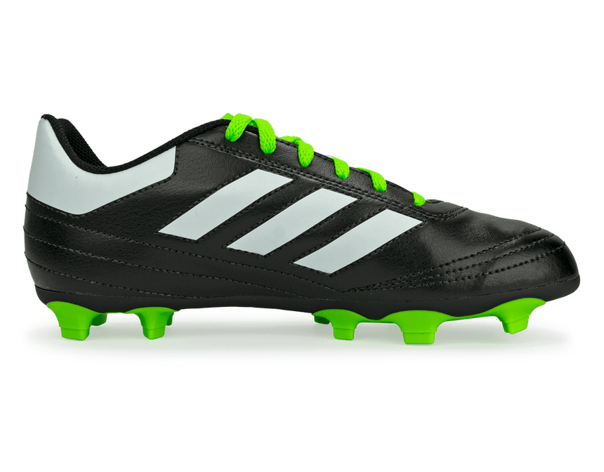 adidas Kids Goletto VI FG Black/Solar Green