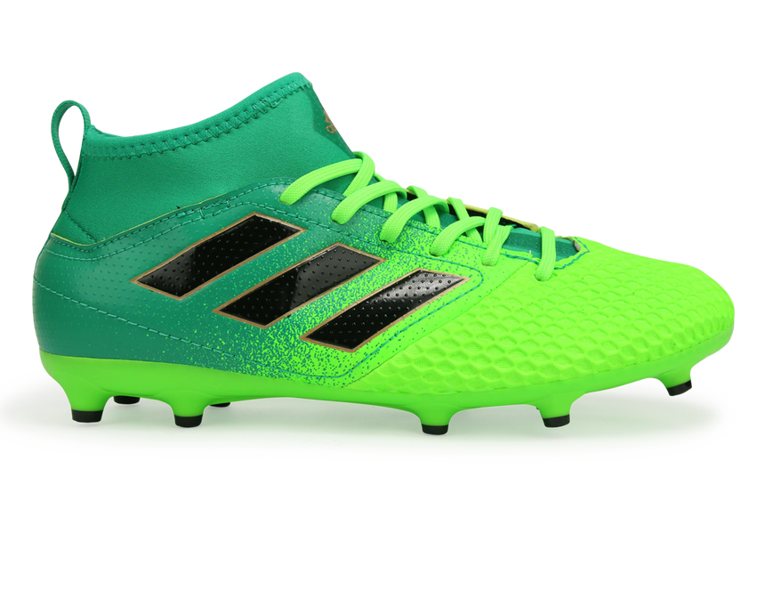 adidas Kids ACE 17.3 FG Solar Green/Core Black/Core Green