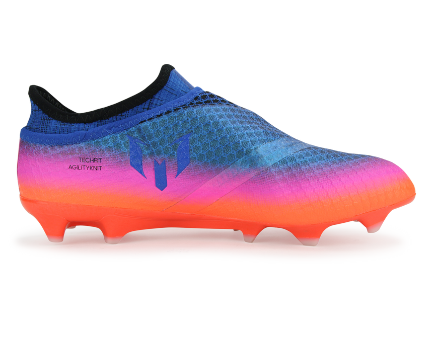 adidas Men's Messi 16+ Pureagility FG Blue/White/Solar Orange