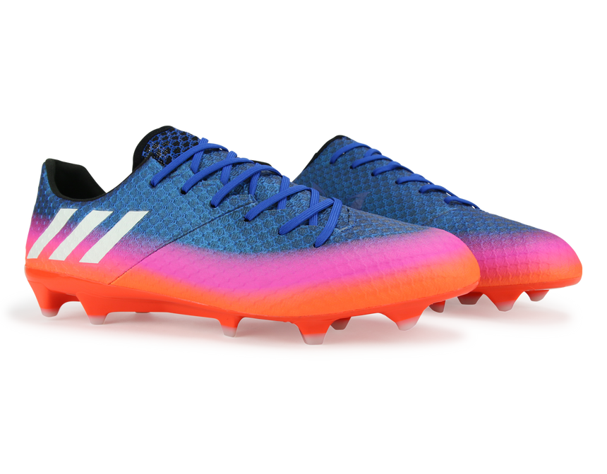 adidas Men's Messi 16.1 FG Blue/White/Solar Orange