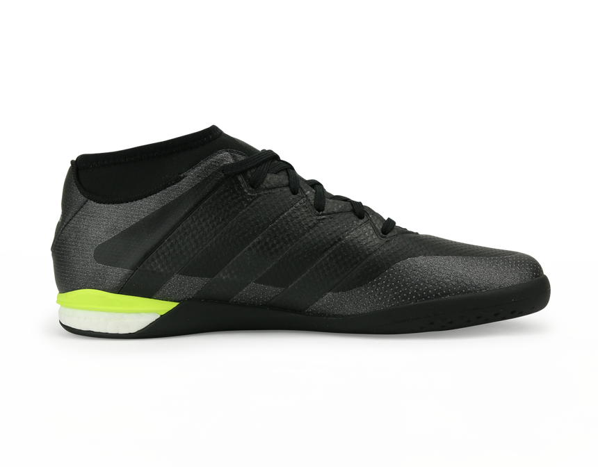 adidas Men's ACE 16.1 Street Indoor Soccer Shoes Core Black/Solar Yellow