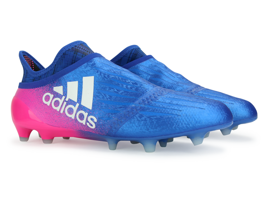 adidas Men's X 16+ Purechaos FG Blue/White – Azteca Soccer