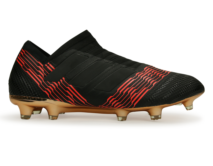 adidas Men's Nemeziz 17+ FG Core Black/Solar Red – Azteca Soccer
