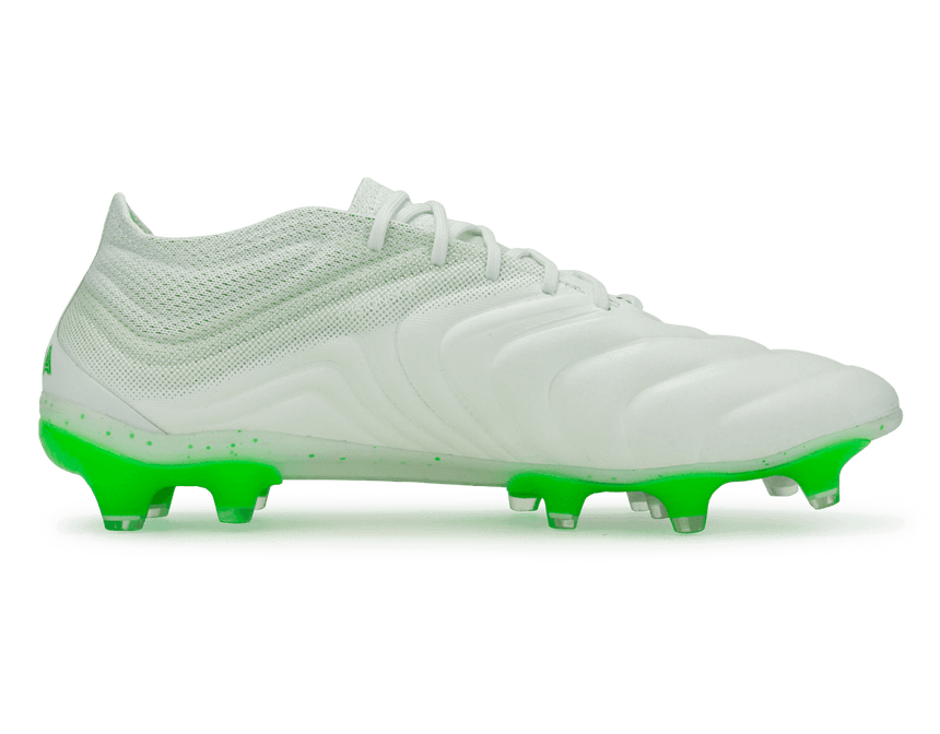 adidas Men's Copa 19.1 FG  Cloud White/Solar Lime