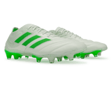 adidas Men's Copa 19.1 FG  Cloud White/Solar Lime