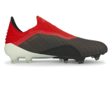 adidas Men's X 18+ FG Core Black/Active Red