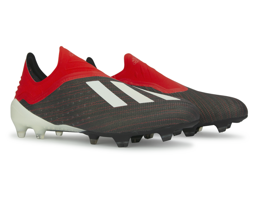 adidas Men's X 18+ FG Core Black/Active Red