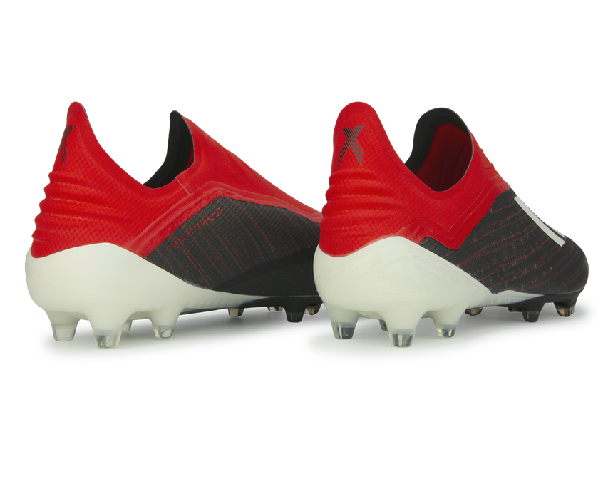 adidas Men's X 18+ FG Core Black/Active Red