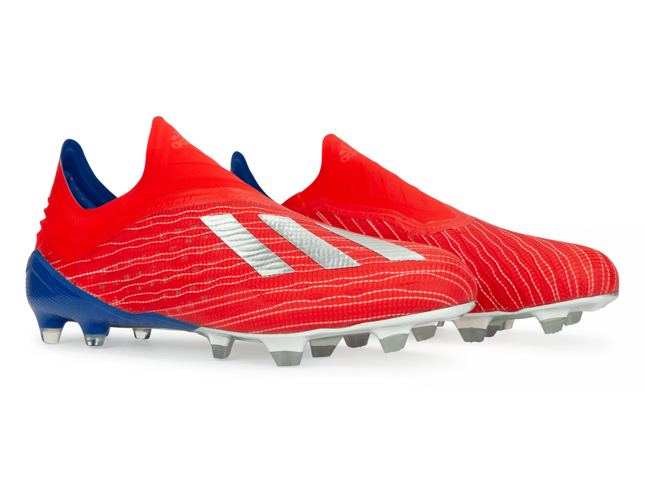 adidas Men s X 18 FG Red Silver Azteca Soccer