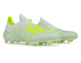 adidas Men's X 18+ FG Cloud White/Solar Yellow/Off White