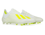 adidas Men's X 18.1 FG Cloud White/Solar Yellow/Off White