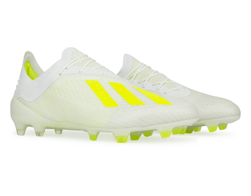 adidas Men's X 18.1 FG Cloud White/Solar Yellow/Off White