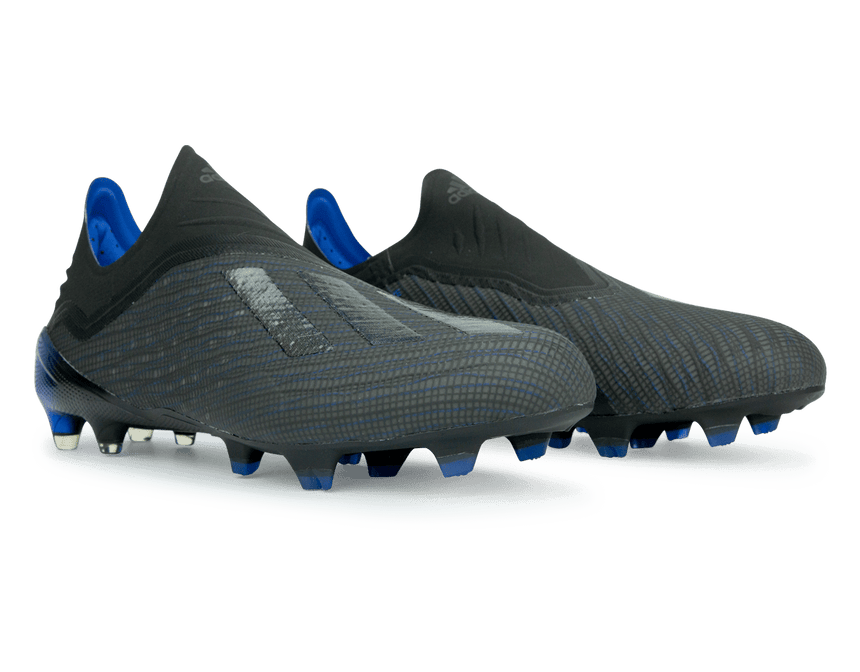 adidas Men's X 18+ FG Core Black/Bold Blue – Azteca Soccer