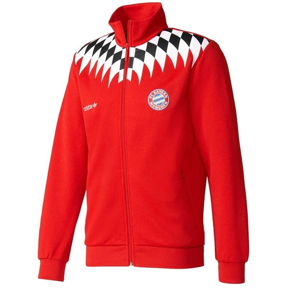 adidas Men's FC Bayern Munich Track Jacket Red