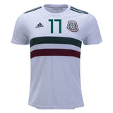 adidas Men's Mexico 18/19 Jesus Manuel Corona Away Jersey White/Green
