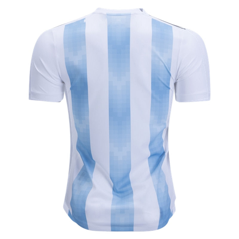 adidas Men's Argentina 18/19 Authentic Home Jersey White/Clear Blue