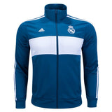 adidas Men's Real Madrid 3 Stripes Jacket Petnit/White