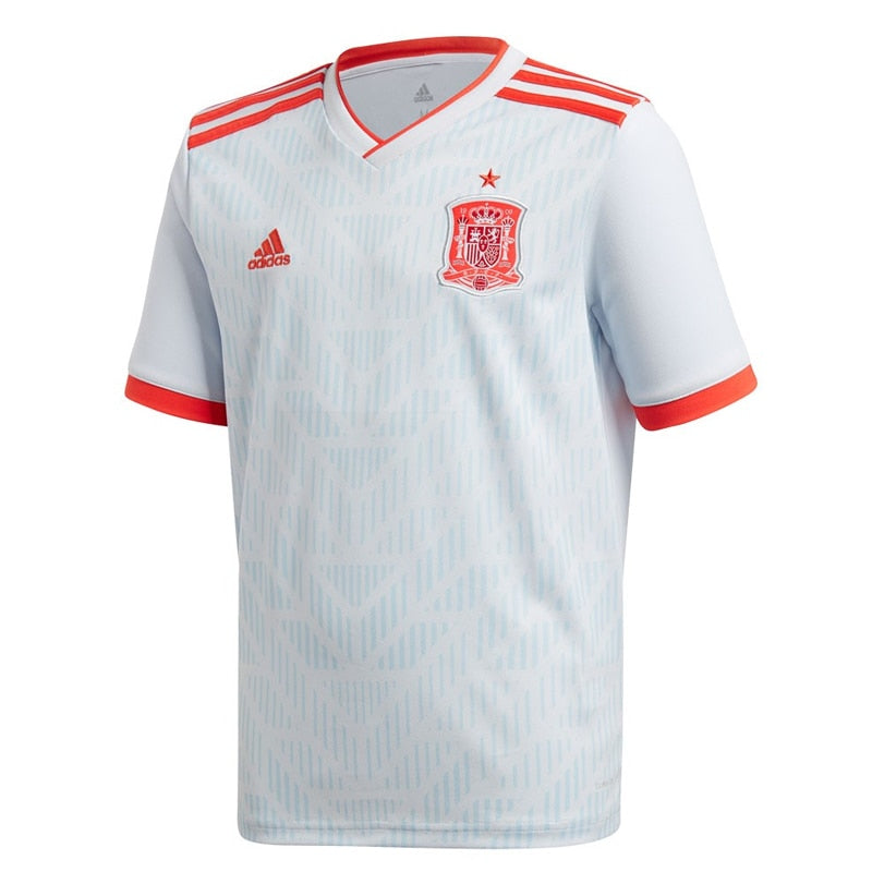 adidas Men's Spain 18/19 Away Jersey Halo Blue/Bright Red