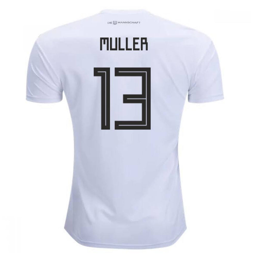 adidas Germany Men's Home Stadium 2018/19 Jersey w/ Thomas Muller