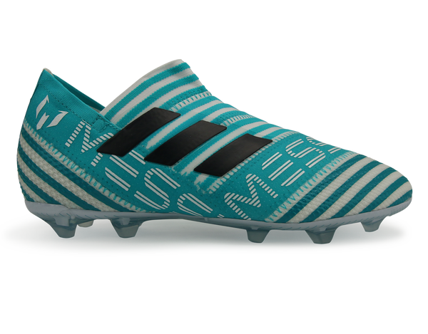 adidas Kids Nemeziz Messi 17+ FG White/Legend Ink/Energy Blue – Azteca  Soccer
