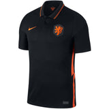 Nike Men's Netherlands 20/21 Away Jersey Black/SafetyOrange