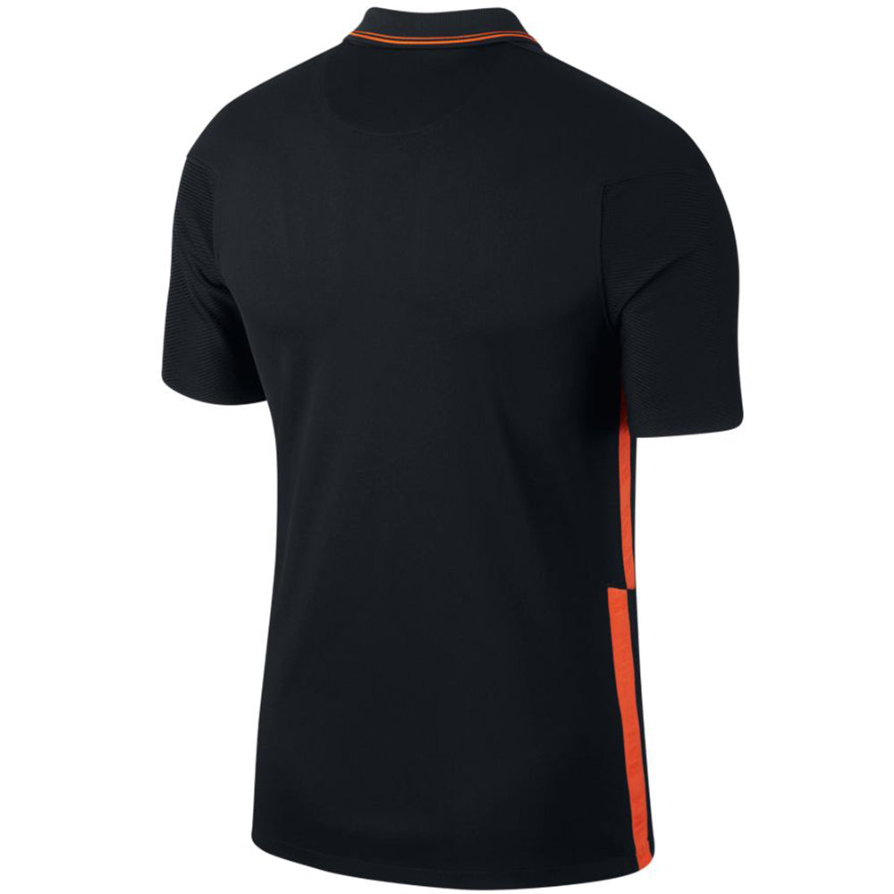 Nike Men's Netherlands 20/21 Away Jersey Black/SafetyOrange