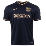 Nike Men's FC Barcelona 20/21 Away Jersey Black/Gold