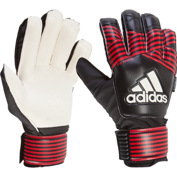 adidas ACE Kids Finger Save Replique Goalkeeper Gloves Black/FCB True Red