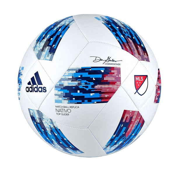adidas 2018 MLS Top Glider Ball White/Ash Blue