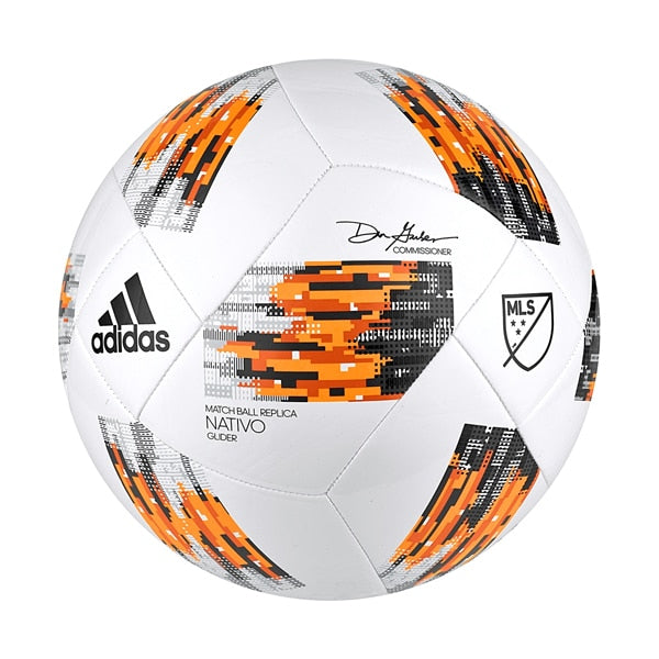 adidas 2018 MLS Glider Ball White/Solar Orange