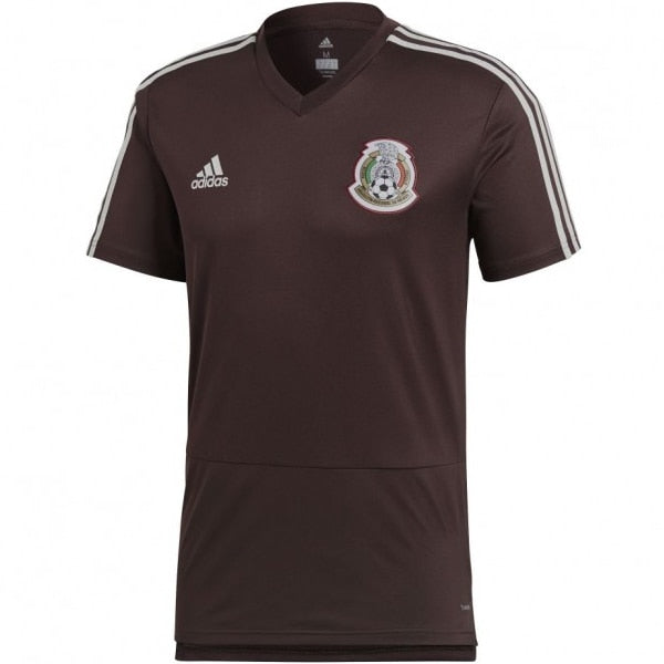 adidas Men's Mexico 2018 Training Jersey Night Red/White