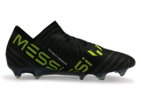adidas Men's Nemeziz Messi 17+ FG Core Black/White/Solar Yellow