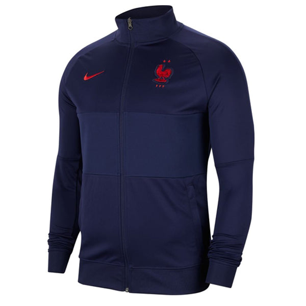 Nike Men's France 2020 Track Jacket Blackened Blue/University Red