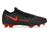 Nike Kids Phantom GT Pro FG Black/Chile Red/Smoke Grey