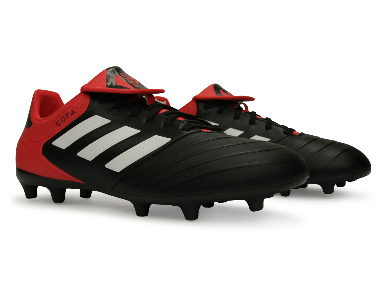 adidas Men s Copa 18.3 FG Black White Real Coral Azteca Soccer