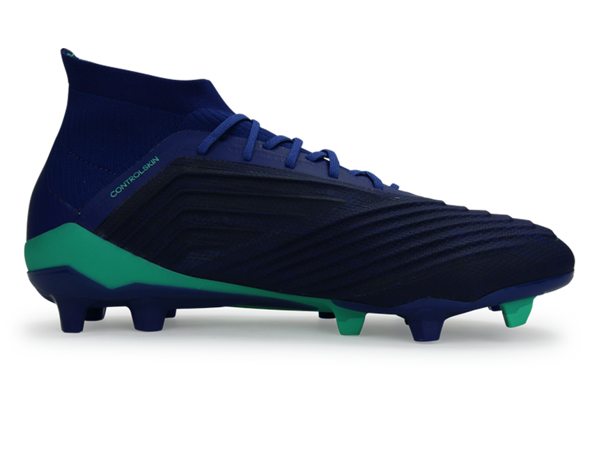 adidas Men'sPredator 18.1 FG Uni Ink/Aero Green