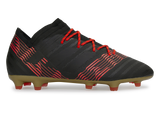 adidas Men's Nemeziz 17.2 FG Black/Solar Red