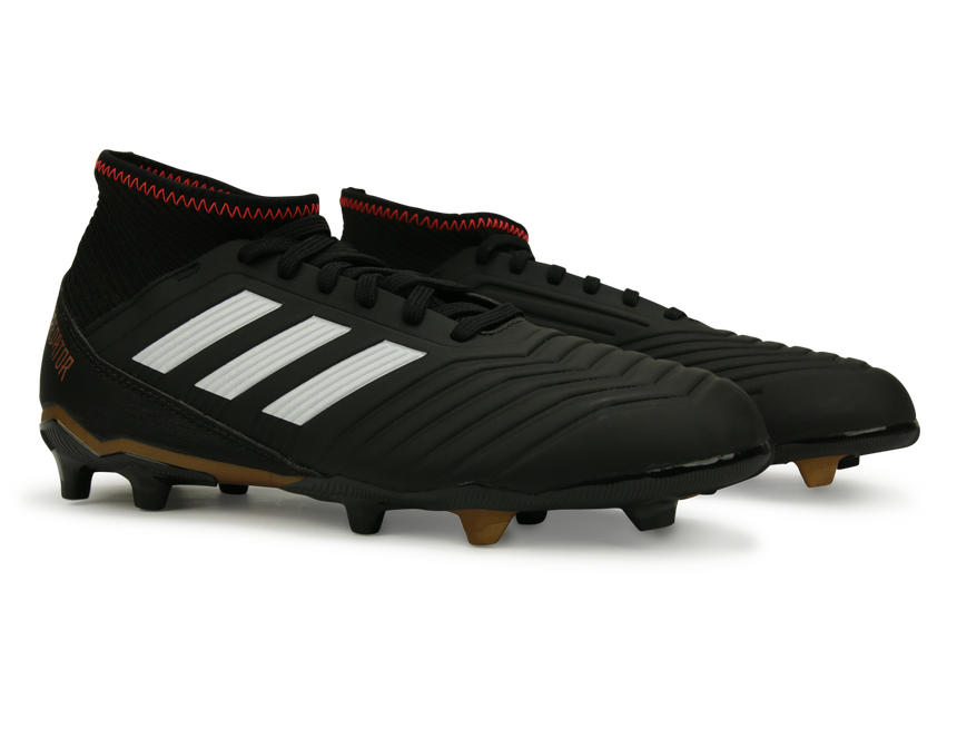 adidas Kids Predator 18.3 FG Core Black/White