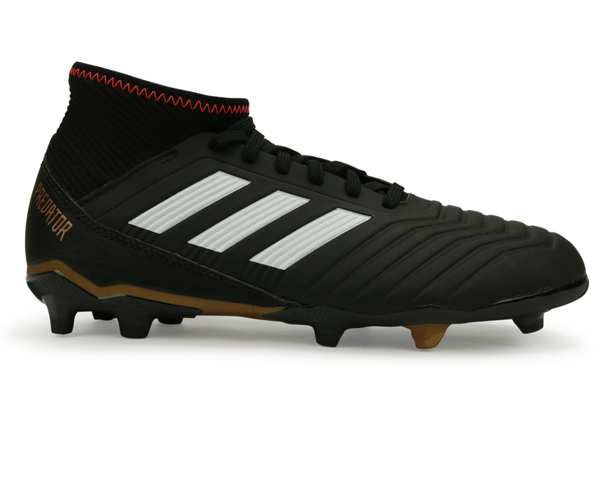 adidas Kids Predator 18.3 FG Core Black/White