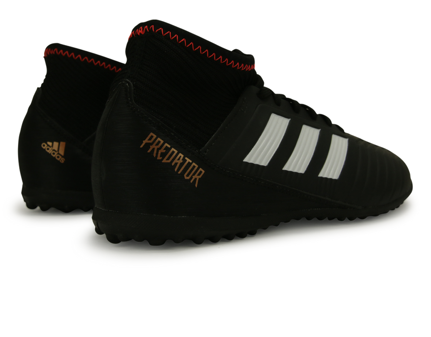 adidas Kids Predator Tango 18.3 Turf Soccer Shoes Core Black/White