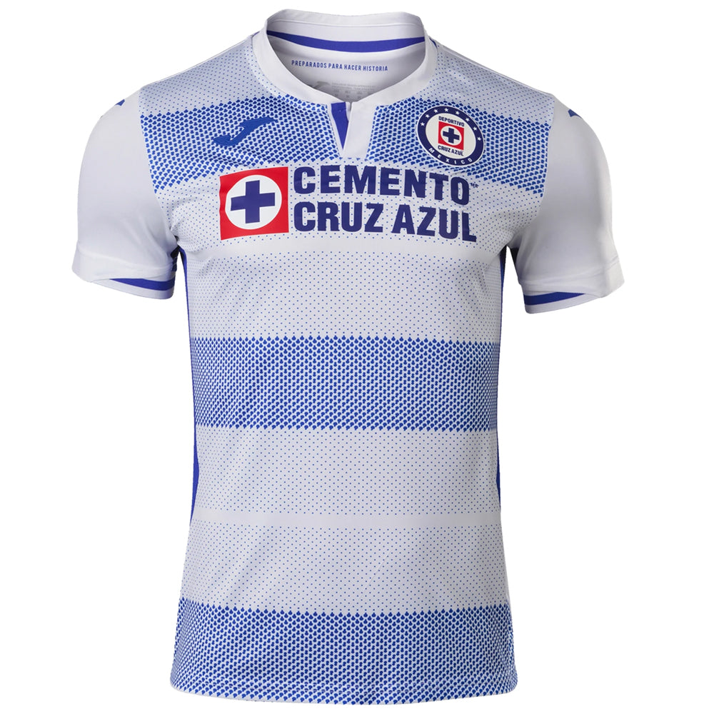 Joma Men's Cruz Azul 20/21 Away Jersey White/Blue