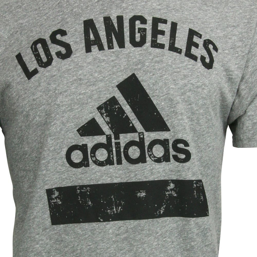 LAFC adidas Bar None Tri-Blend T-Shirt - Heathered Gray