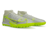 Nike Men's Mercurial Superfly 8 Academy TF White/Volt Together