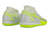 Nike Men's Mercurial Superfly 8 Academy TF White/Volt Rear