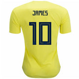 adidas Men's Colombia 18/19 James Home Jersey Bold Yellow/Colligate Navy