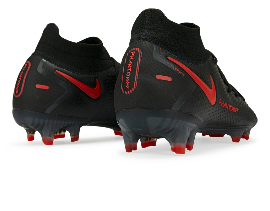 Nike Men's Phantom GT DF Elite FG Black/Dark Smoke Grey/Chile Red